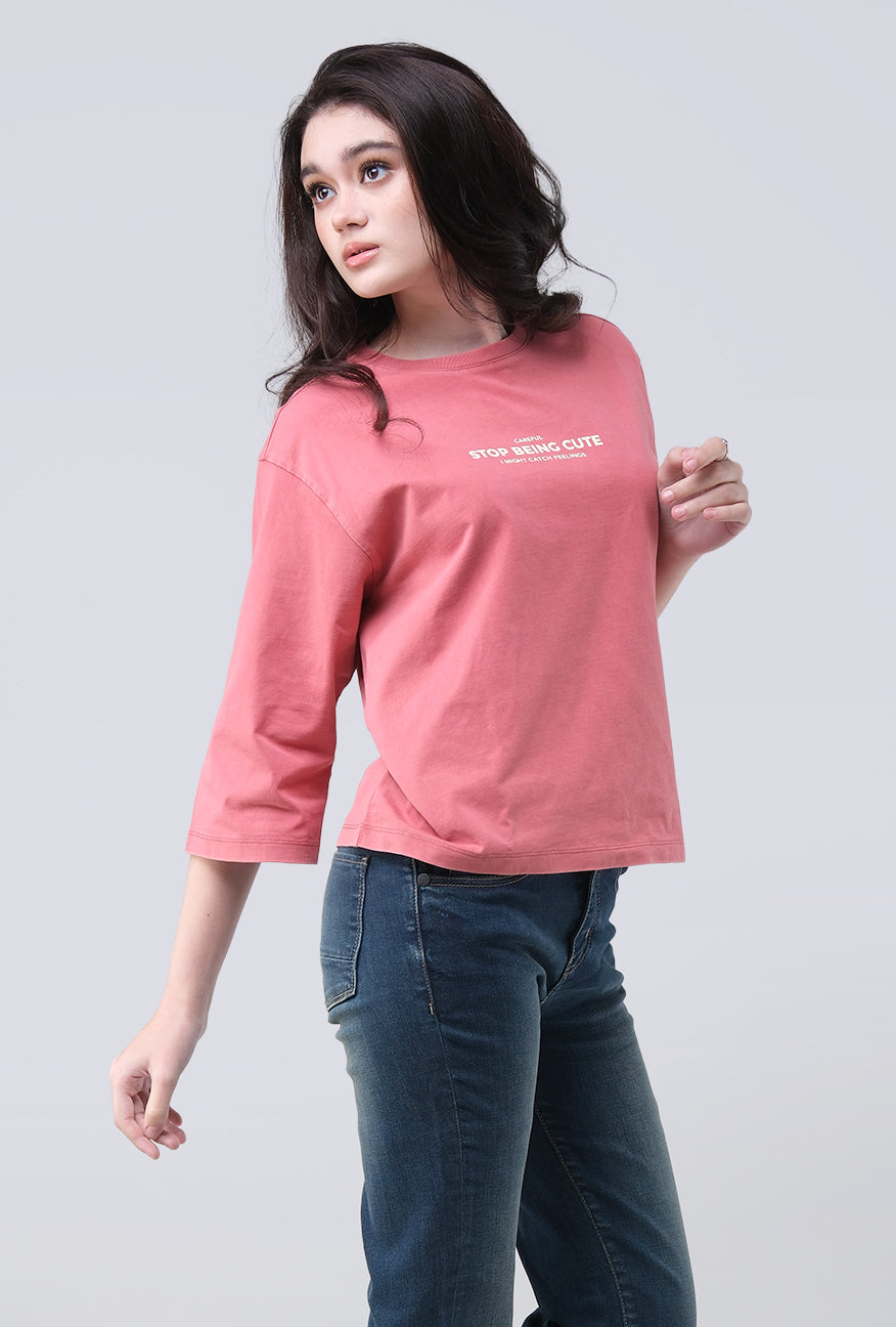 T-Shirt Marinza Rose Dark Pink