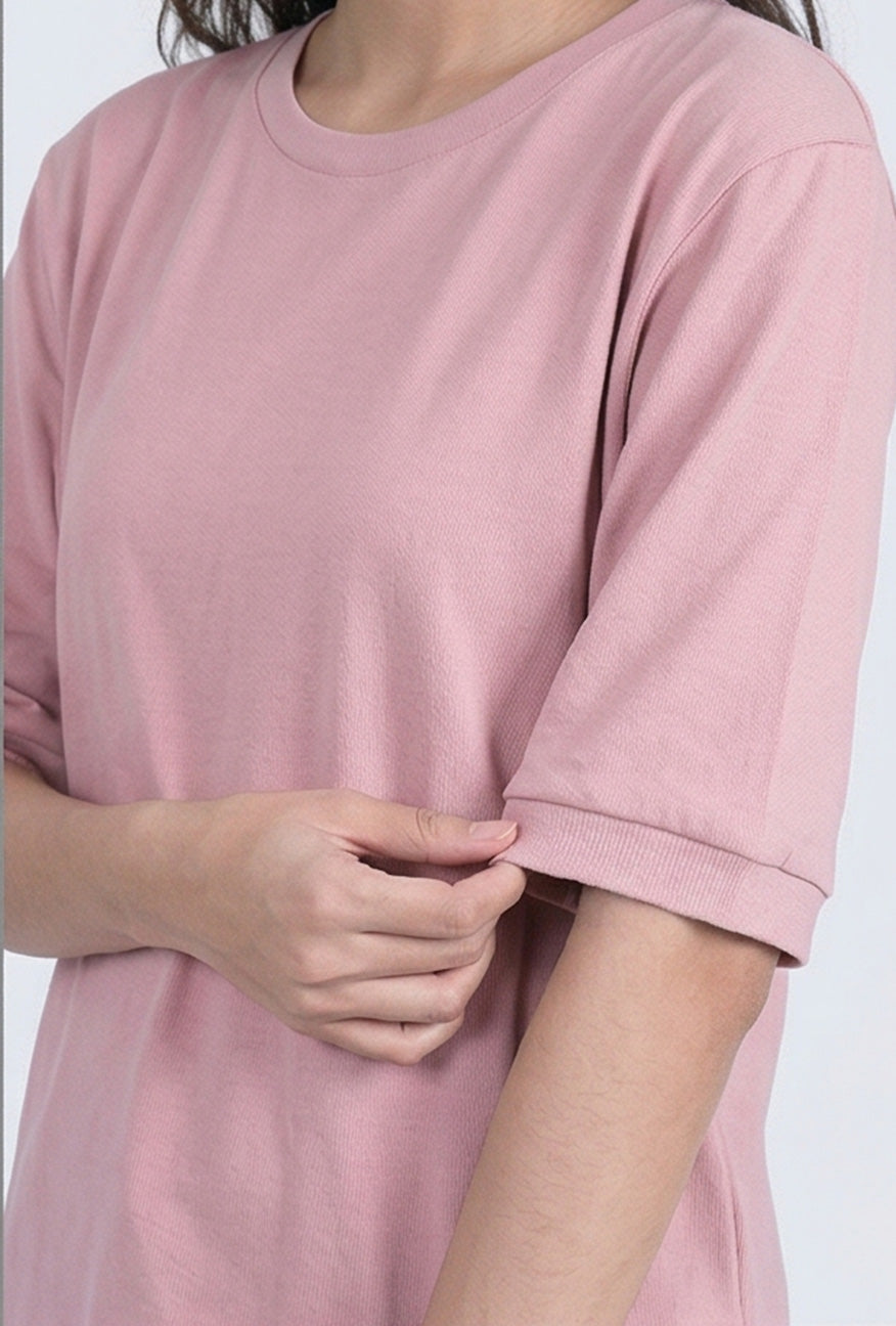 T-Shirt Lengan Pendek Elley Pink