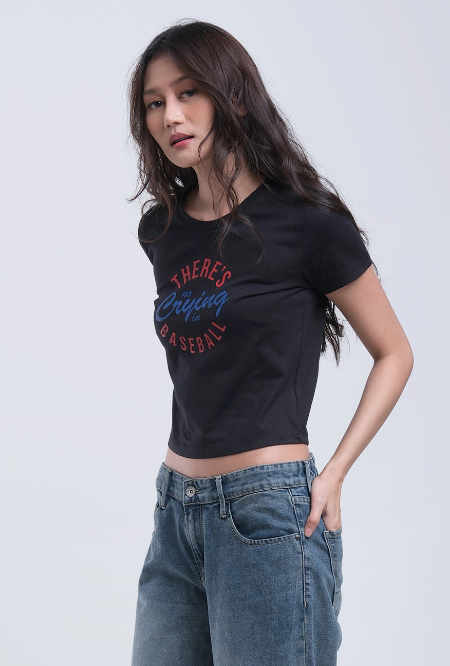 Baby Tee Cornelia Black Exclusive Online