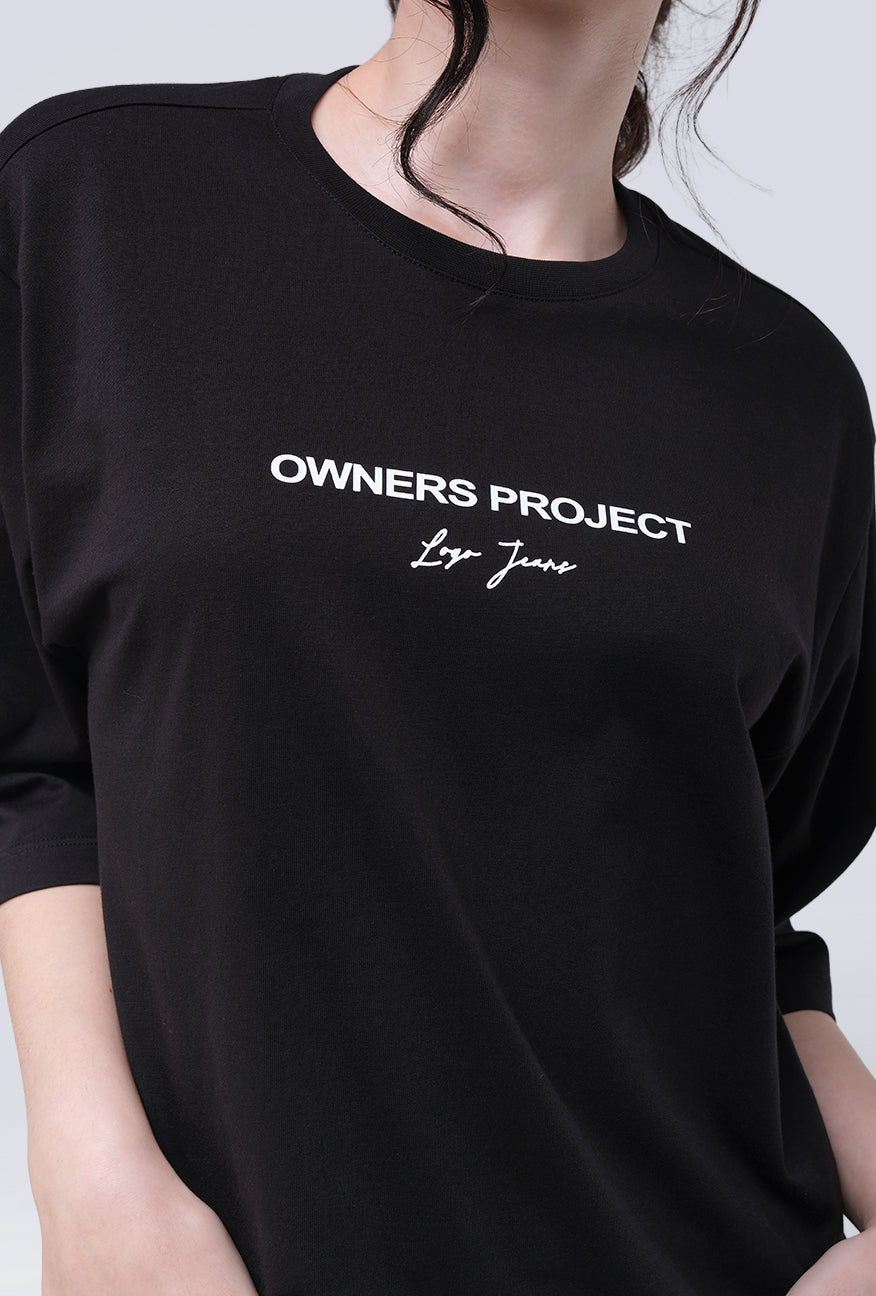 T-Shirt Lengan Pendek Mirelle Black
