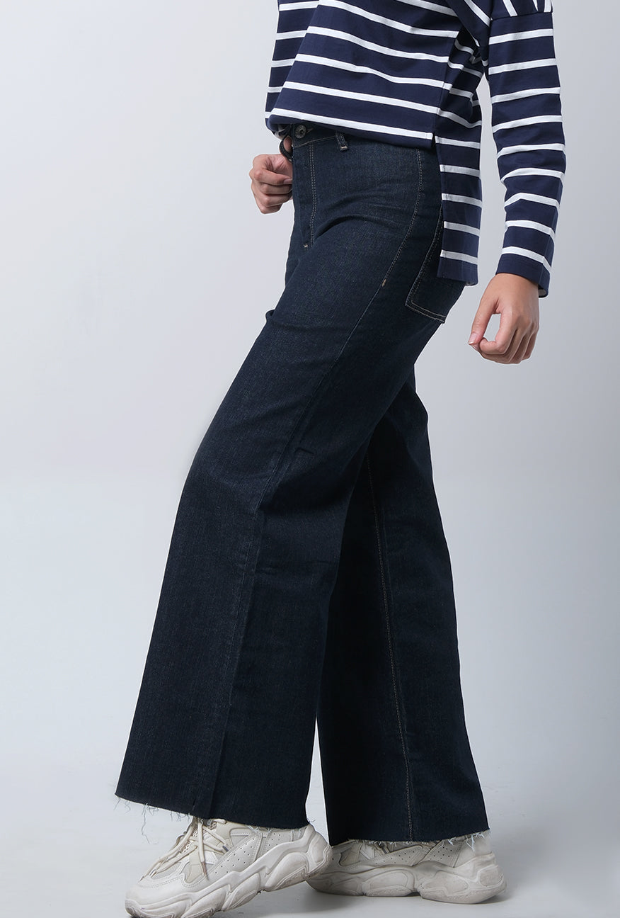 Jeans Wide Leg I3 Series Dark Blue