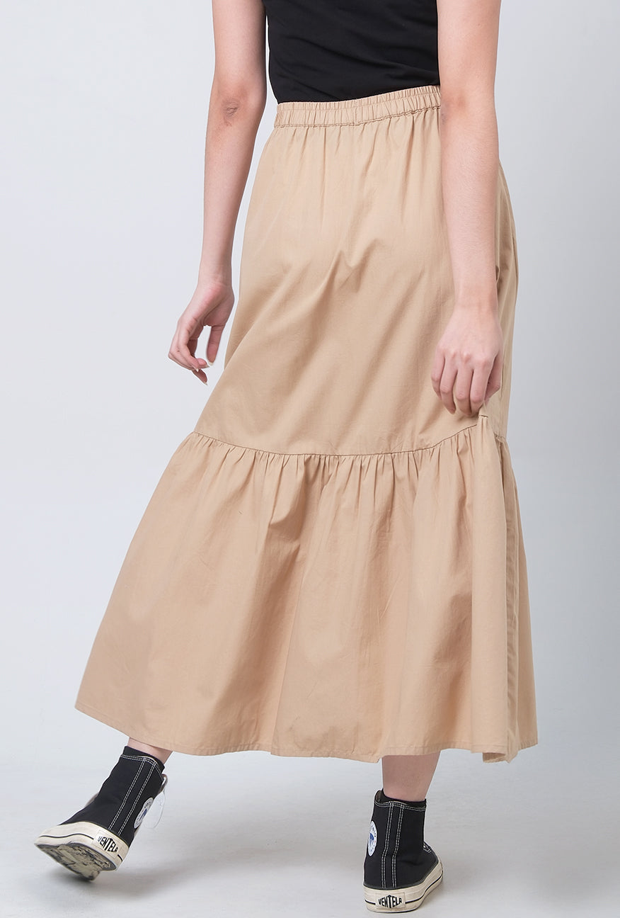 Rok Panjang Aileen Khaki