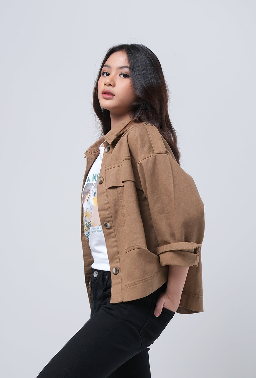 Jaket Maya Brown