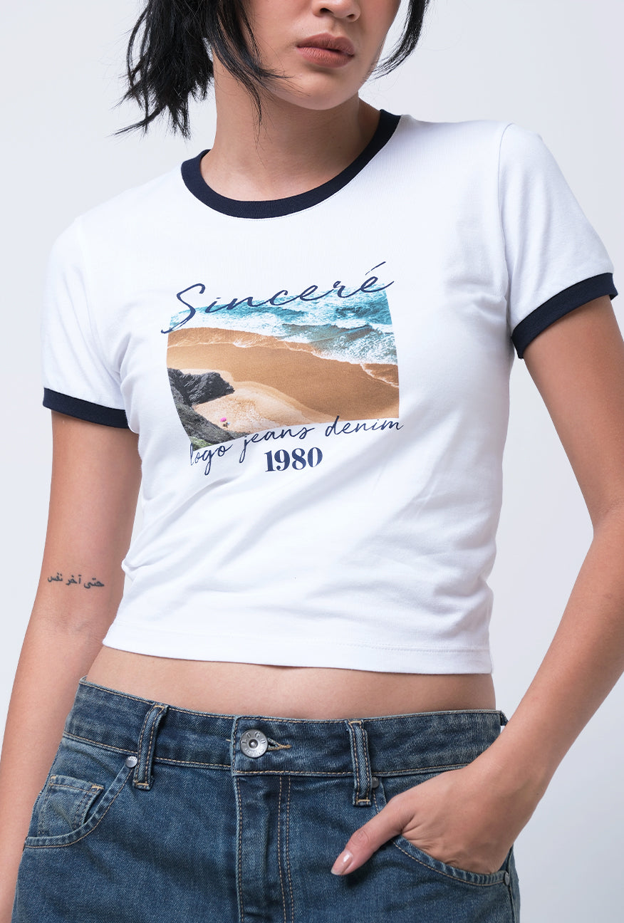 Baby Tee Oriana Offwhite