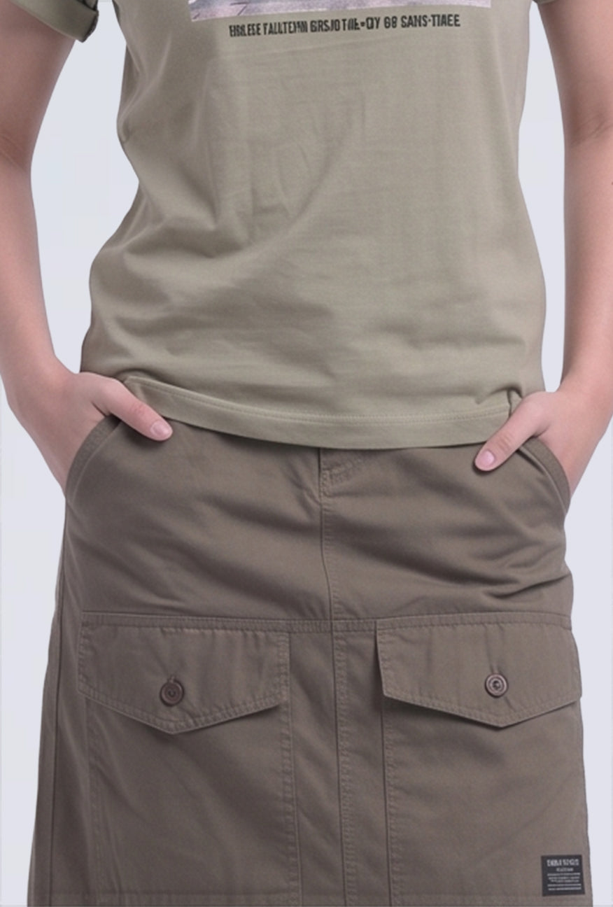 Rok Panjang Xavlera Olive