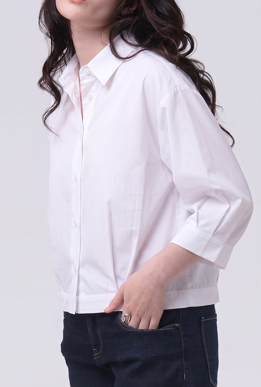 Kemeja Gemma White Exclusive Online