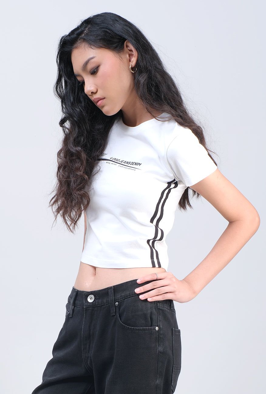 Baby Tee Bayla White