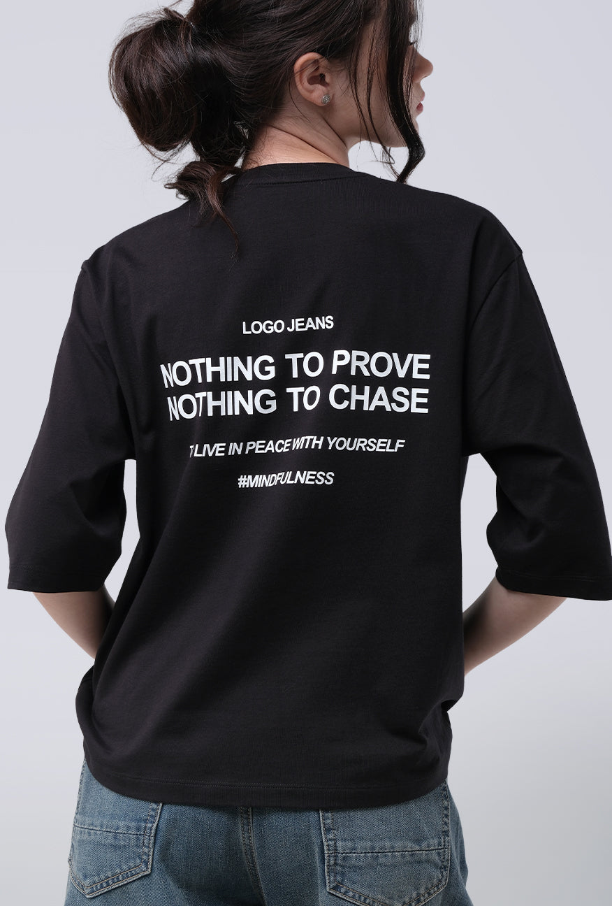 T-Shirt Lengan Pendek Mirelle Black