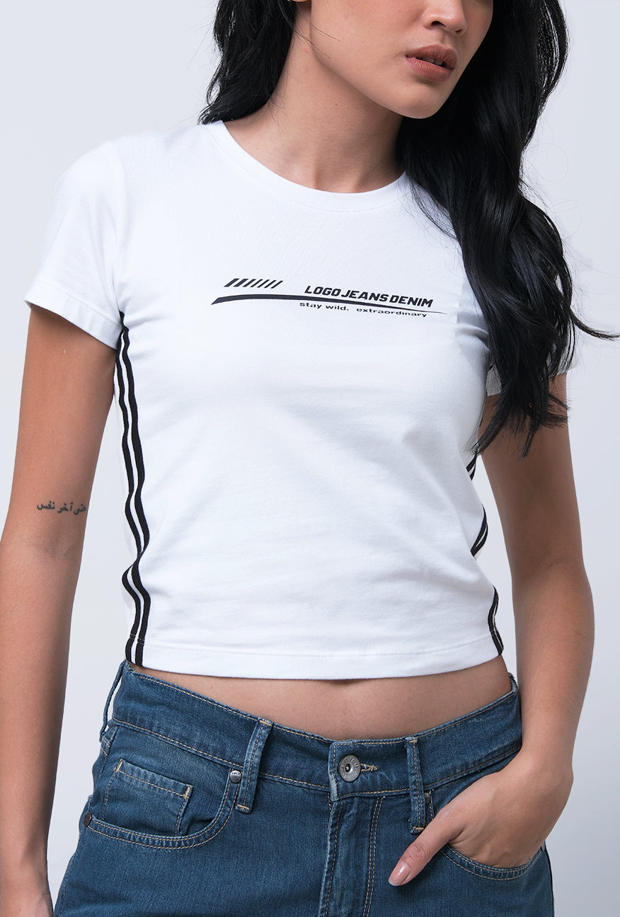 Baby Tee Bayla White