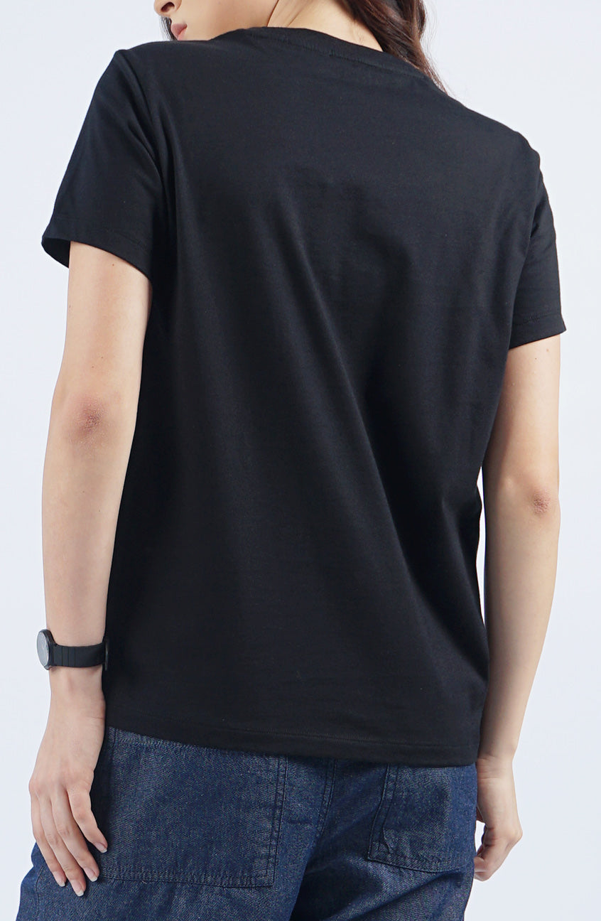 T-Shirt Lengan Pendek Dzalica Black