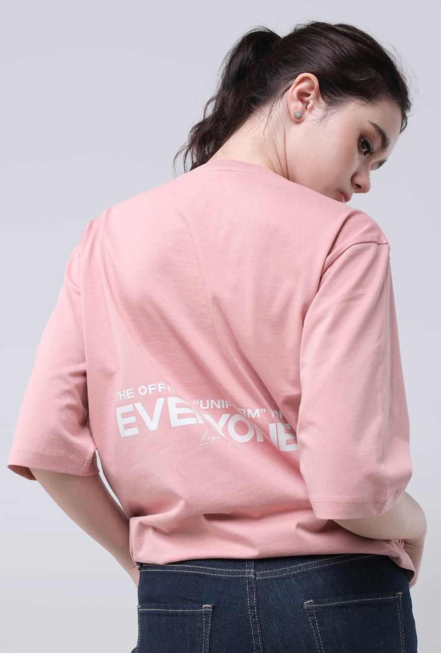 T-Shirt Lengan Pendek Dizzie Pink