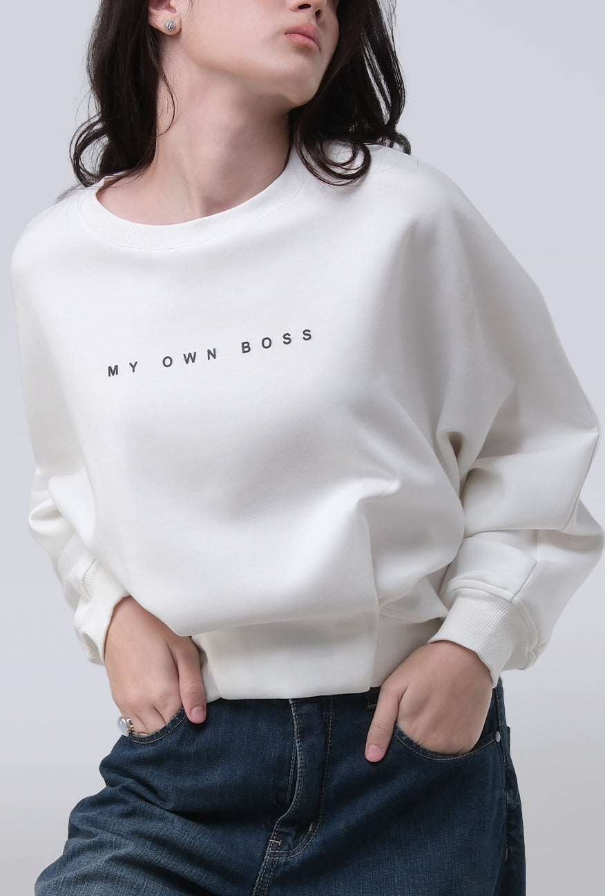 Sweater Jenelle White Exclusive Online