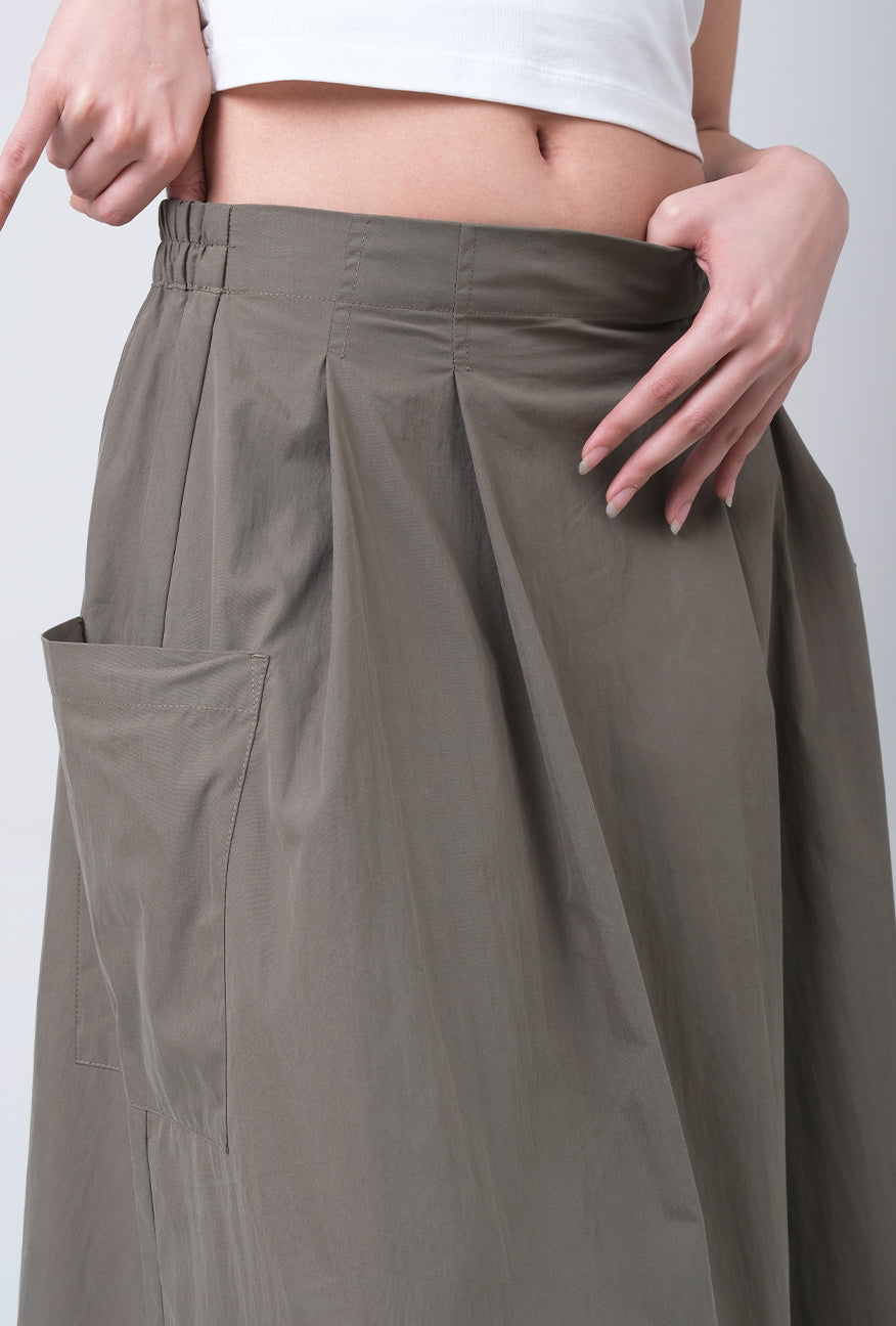 Rok Panjang Emily Olive