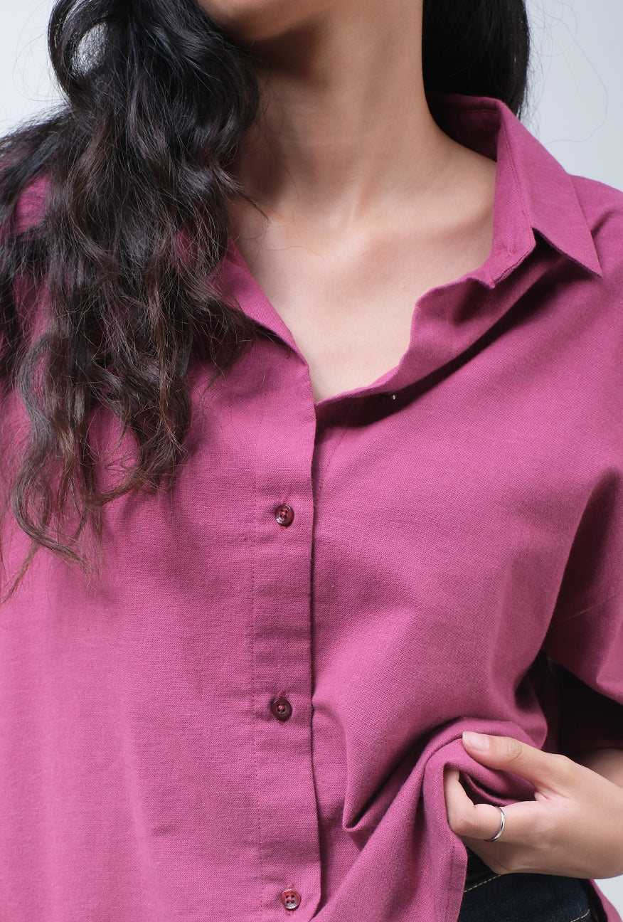 Kemeja Esther Purple