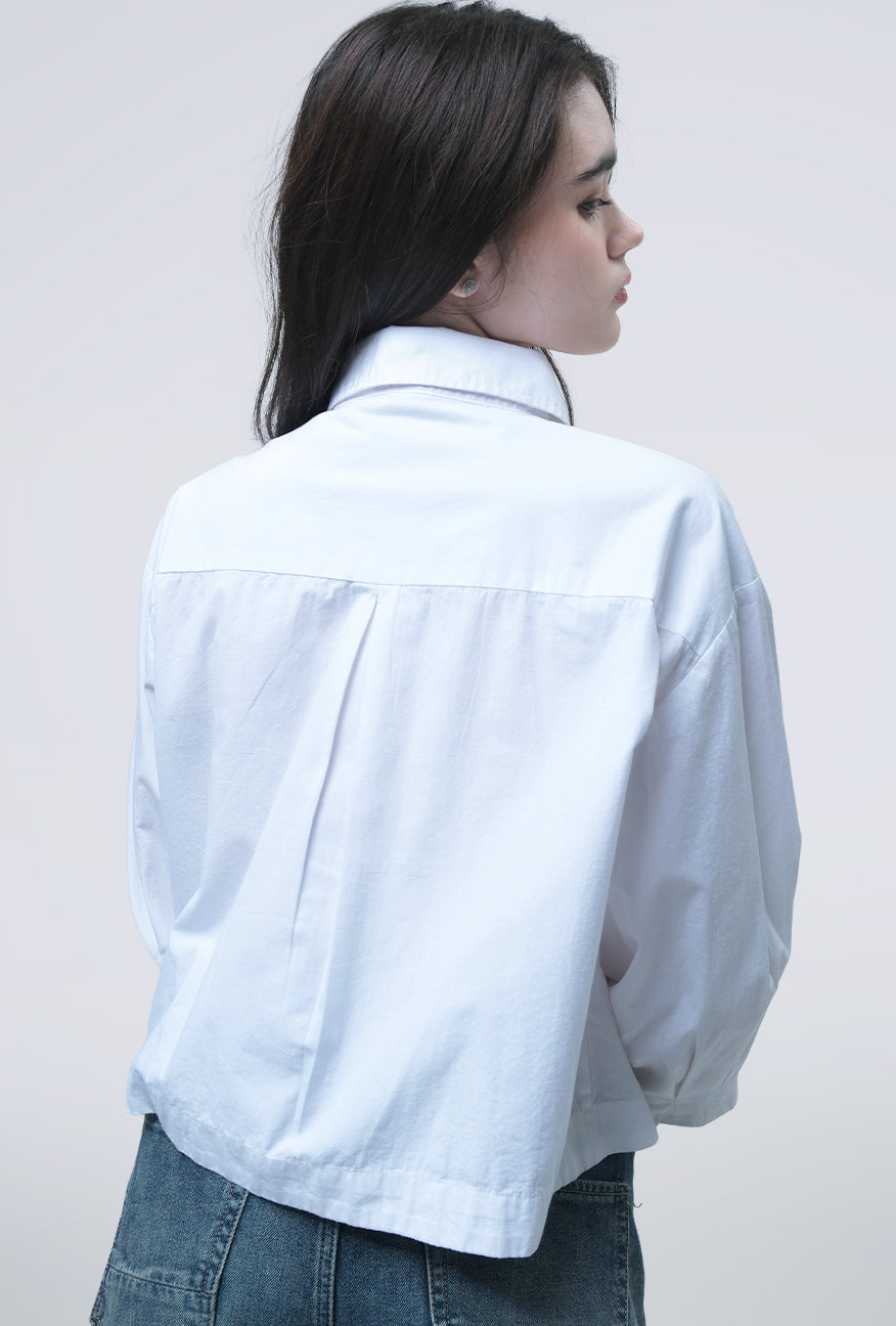 Kemeja Gemma White Exclusive Online