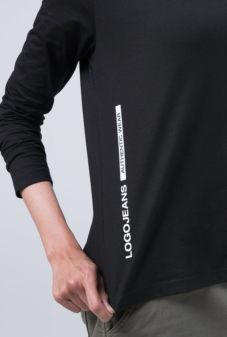 T-Shirt Basic Lengan Panjang Abel