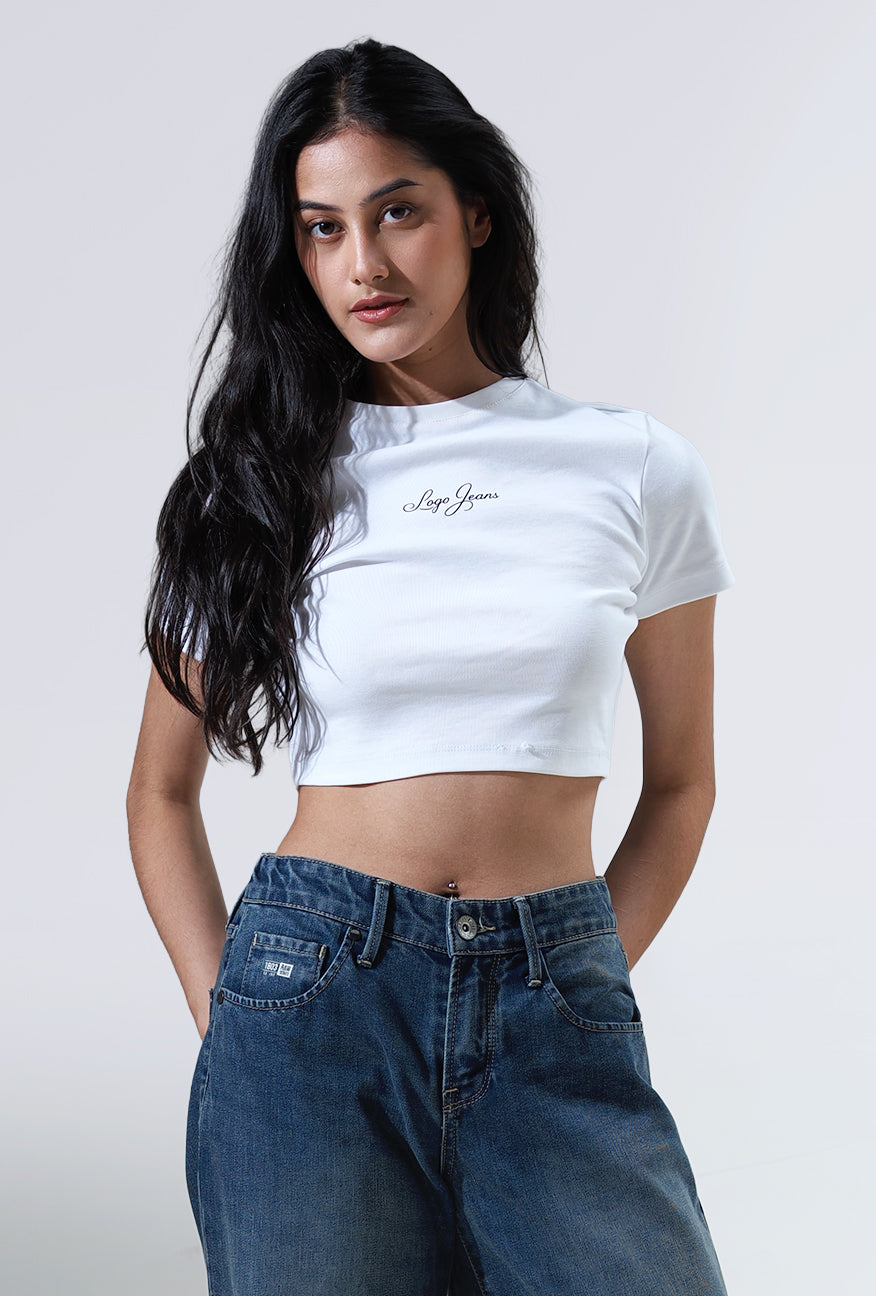 Baby Tee Ruthie White Exclusive Online