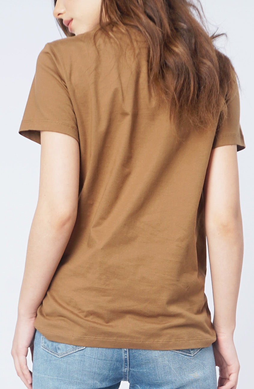 T-Shirt Lengan Pendek Citta Brown