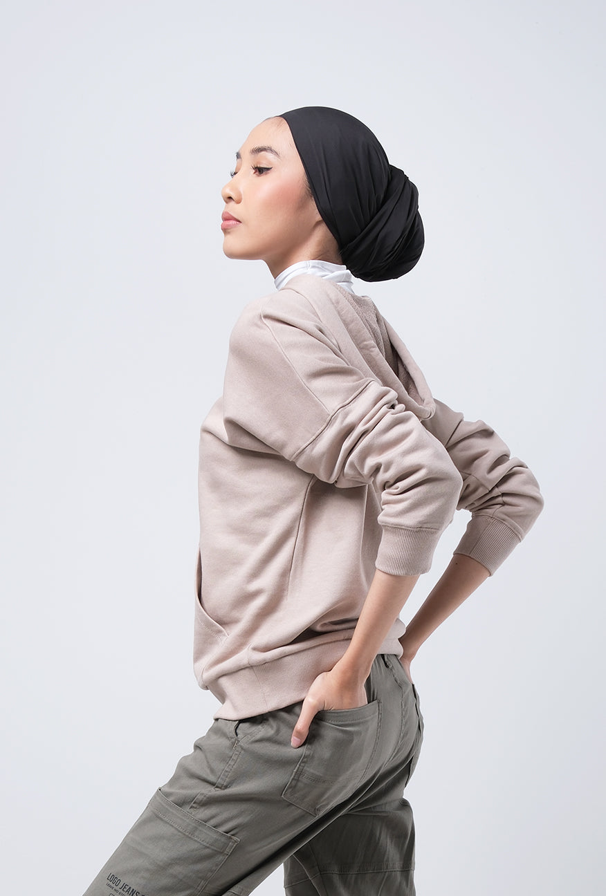 Sweater Hoodie Sienna Khaki