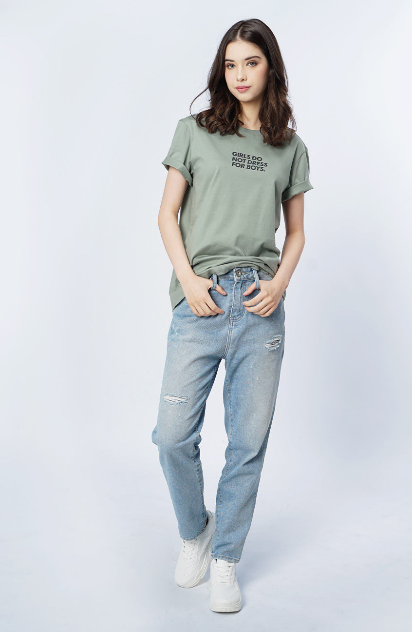 T-Shirt Lengan Pendek Behati Dusty Green