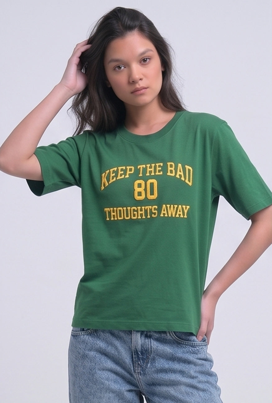 T-Shirt Regular Lengan Pendek Jovanka Green