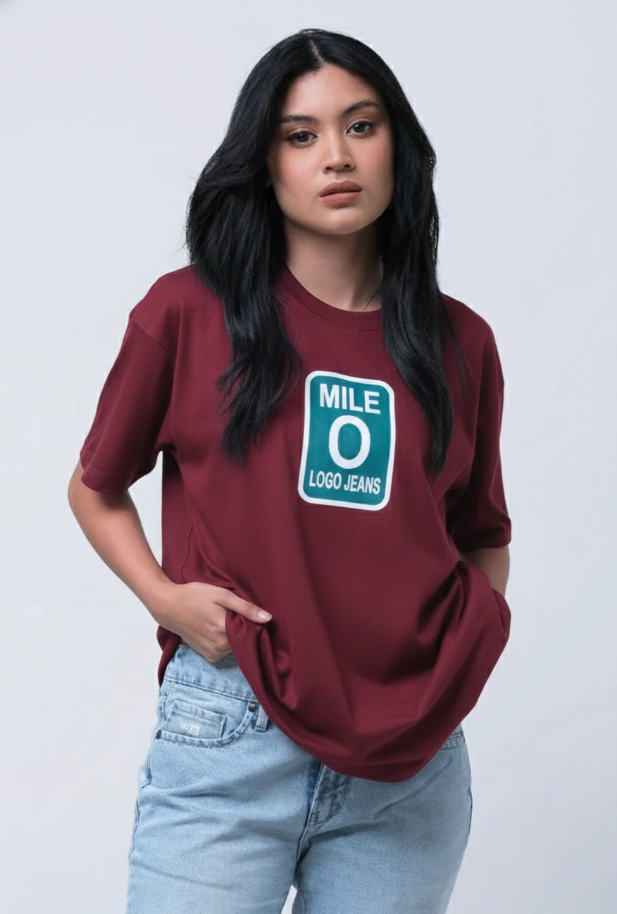 T-Shirt Lengan Pendek Altnea Red Tee