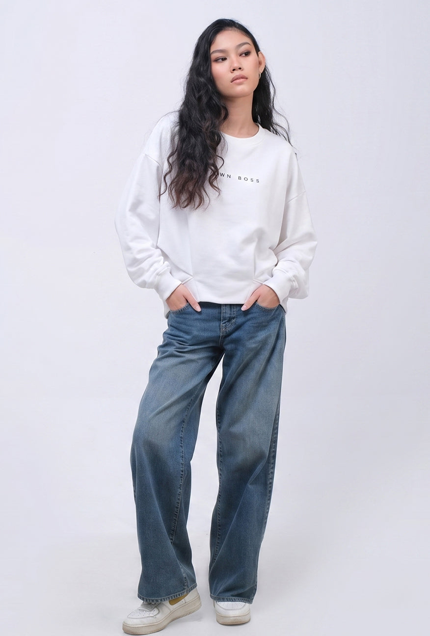 Sweater Jenelle White Exclusive Online