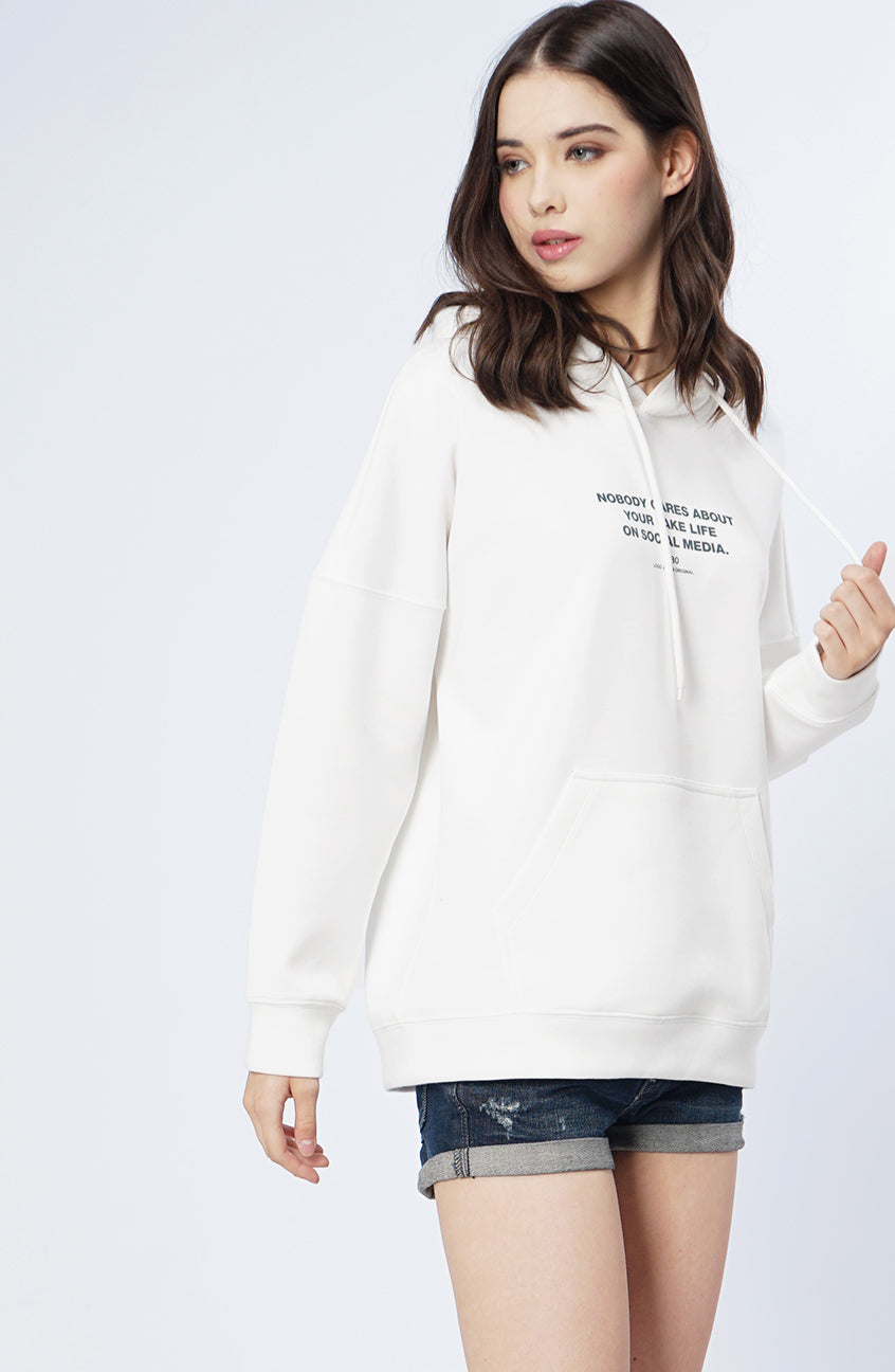 Sweater Hoodie Irish Offwhite