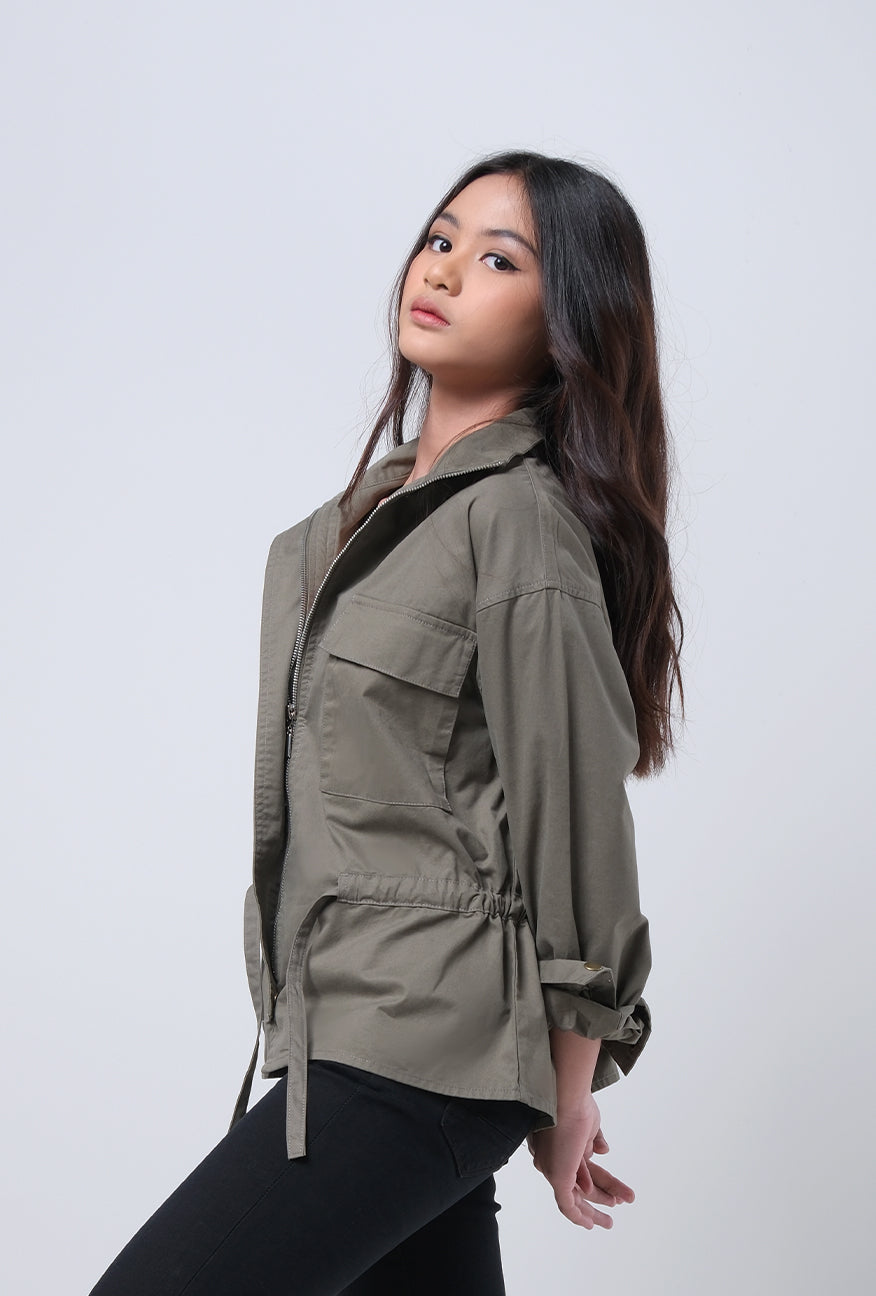 Jaket Thea Army