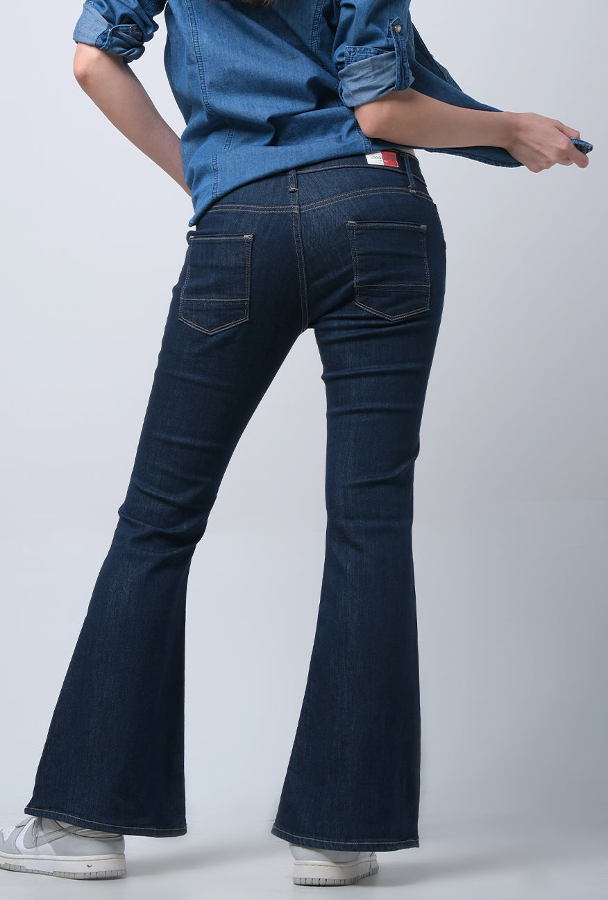 Jeans Flare I1 Series Dark Blue