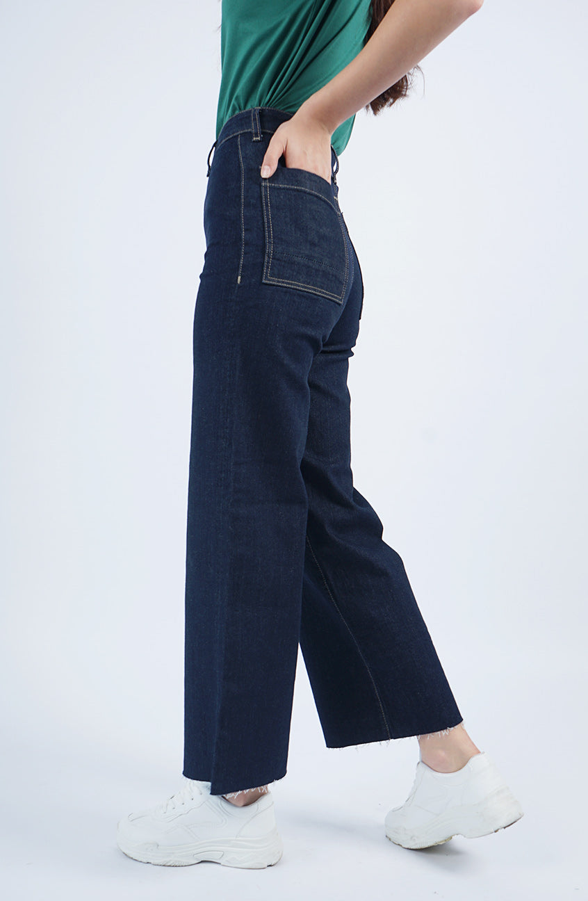 Jeans Wide Leg I3 Series Dark Blue