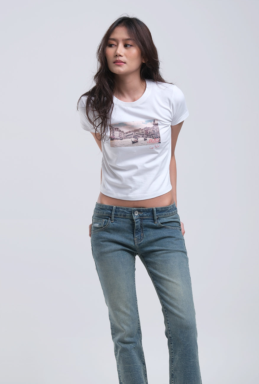 Baby Tee Baleza Offwhite Exclusive  Online