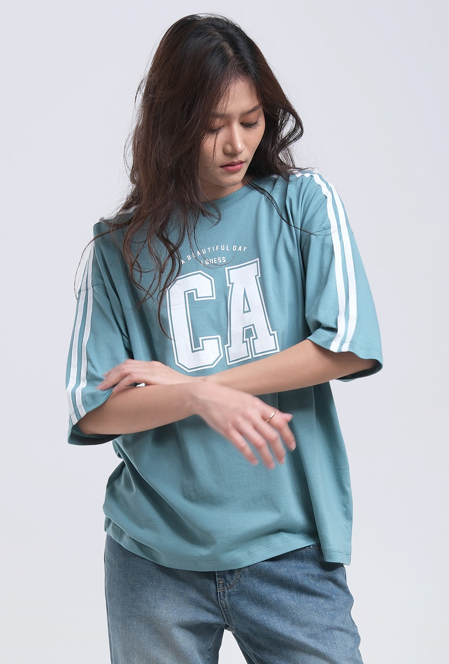 T-Shirt Lengan Pendek Nadlin Green