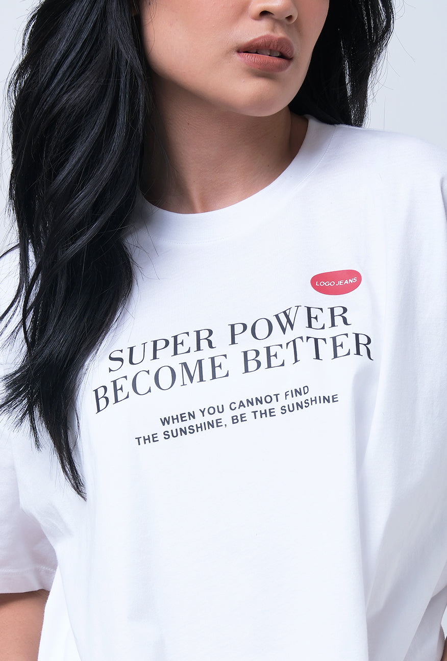 T-Shirt Oversized Xyla Offwhite