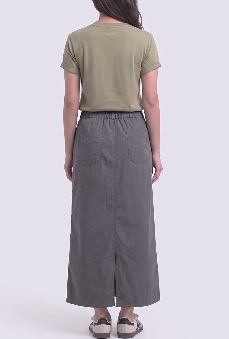 Rok Panjang Xavlera Grey