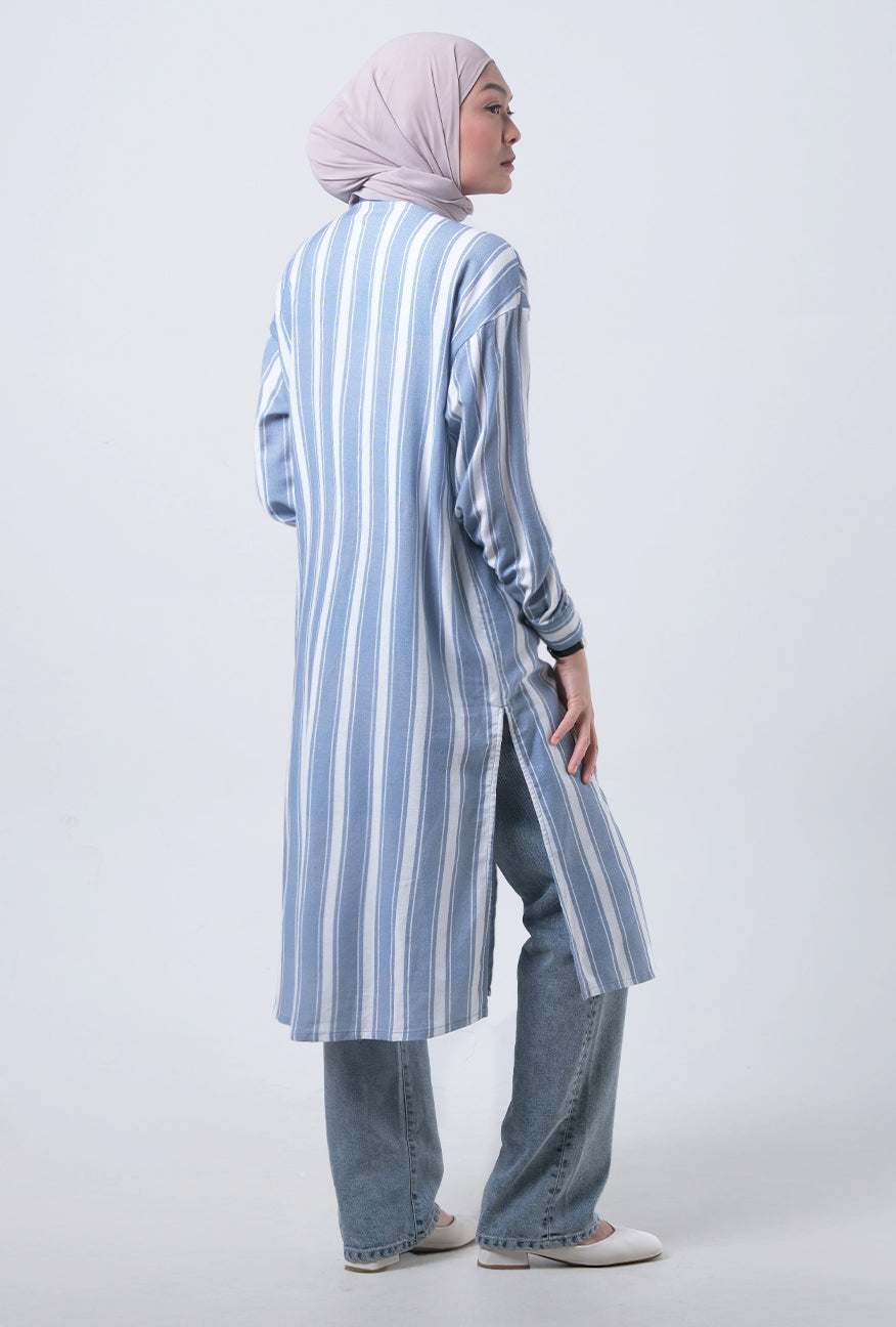 Dress Tunik Sabila Blue White