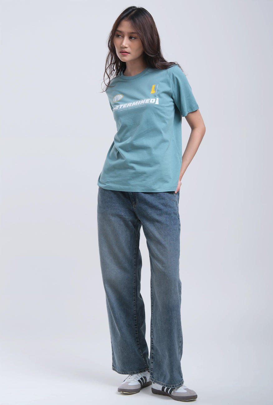 T-Shirt Lengan Pendek Zola Green
