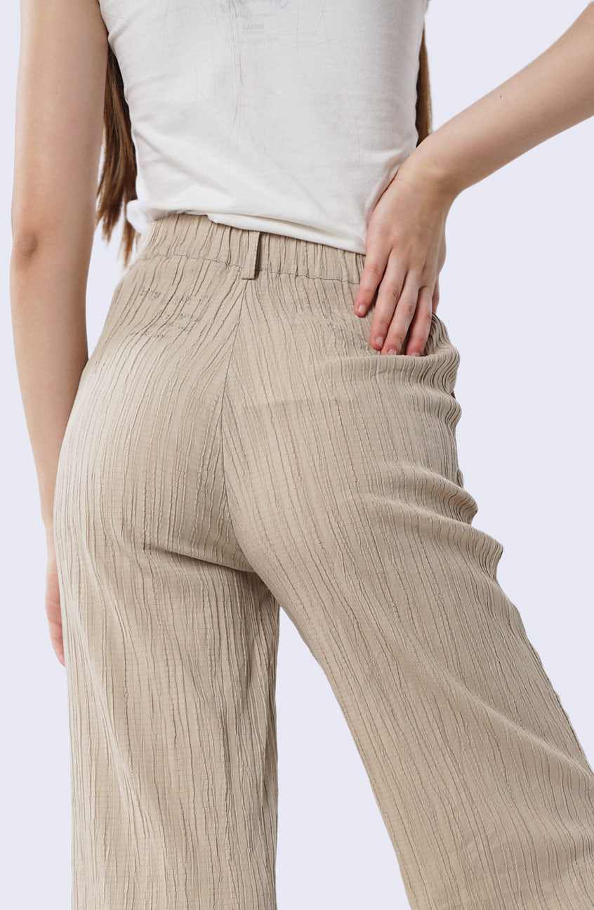 Celana Panjang Nayla Beige Dark Cream