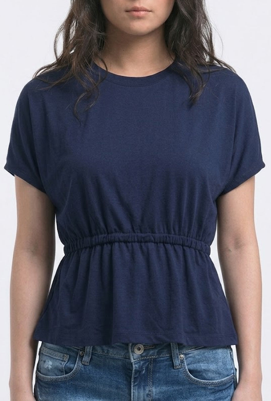 T-Shirt Lengan Pendek Biff Navy