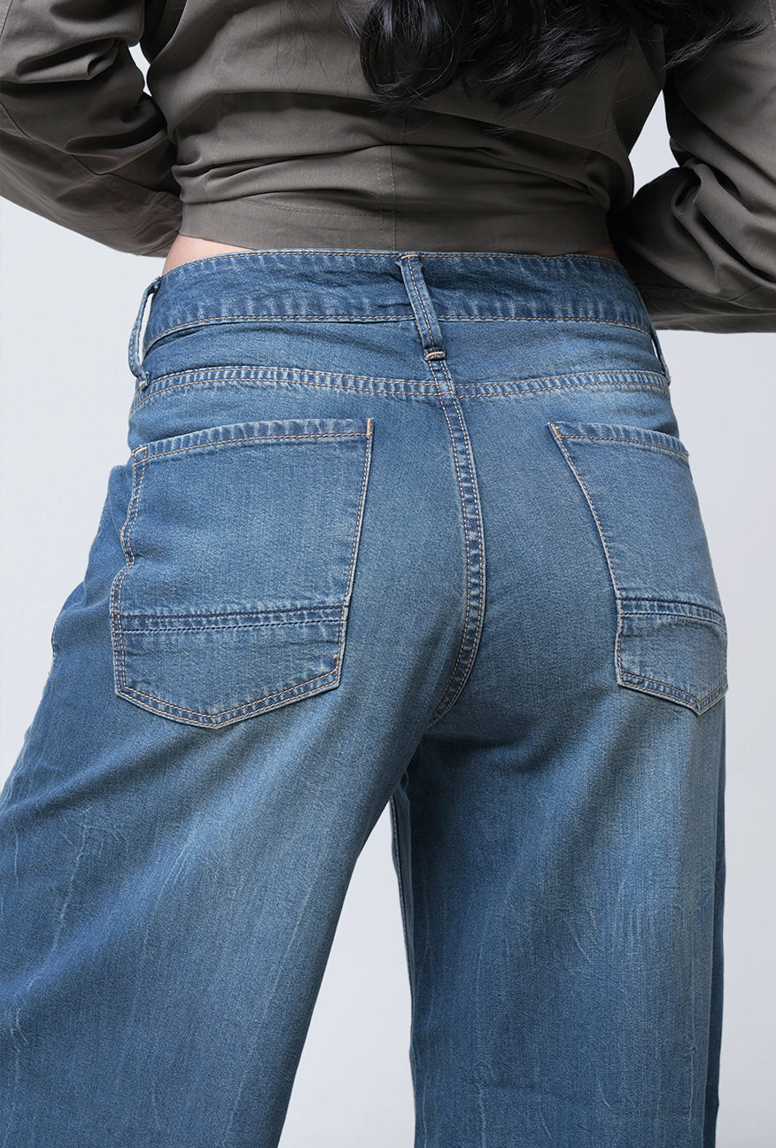 Jeans Loose Camilla Medium Blue Online