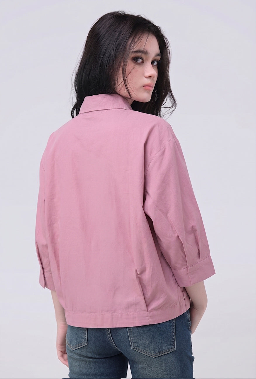 Kemeja Gemma Pink Exclusive Online