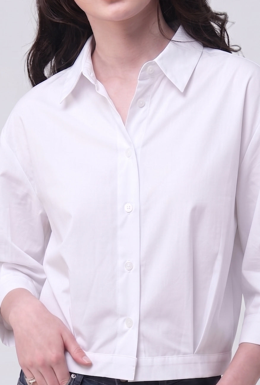Kemeja Gemma White Exclusive Online