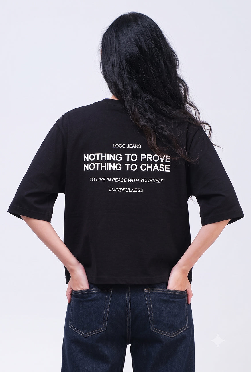 T-Shirt Lengan Pendek Mirelle Black
