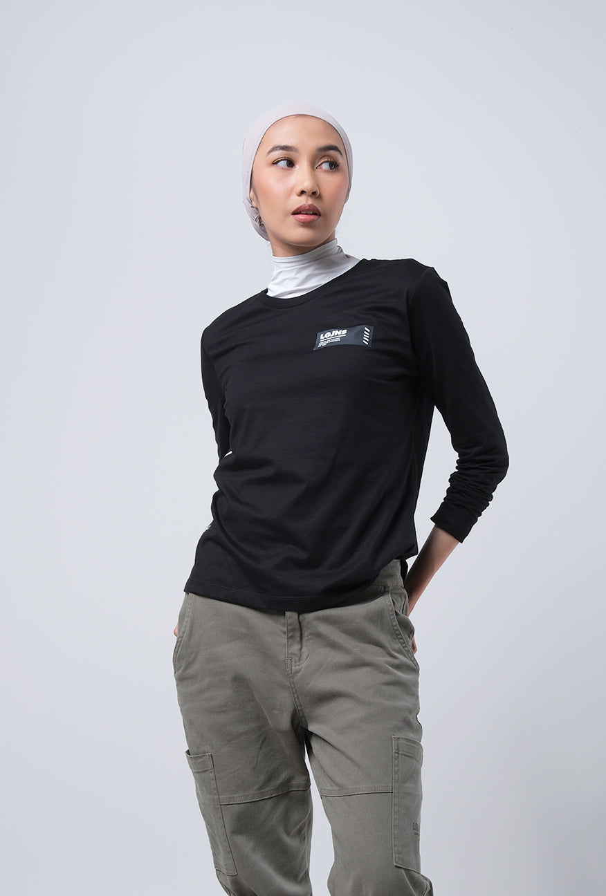 T-Shirt Basic Lengan Panjang Abel
