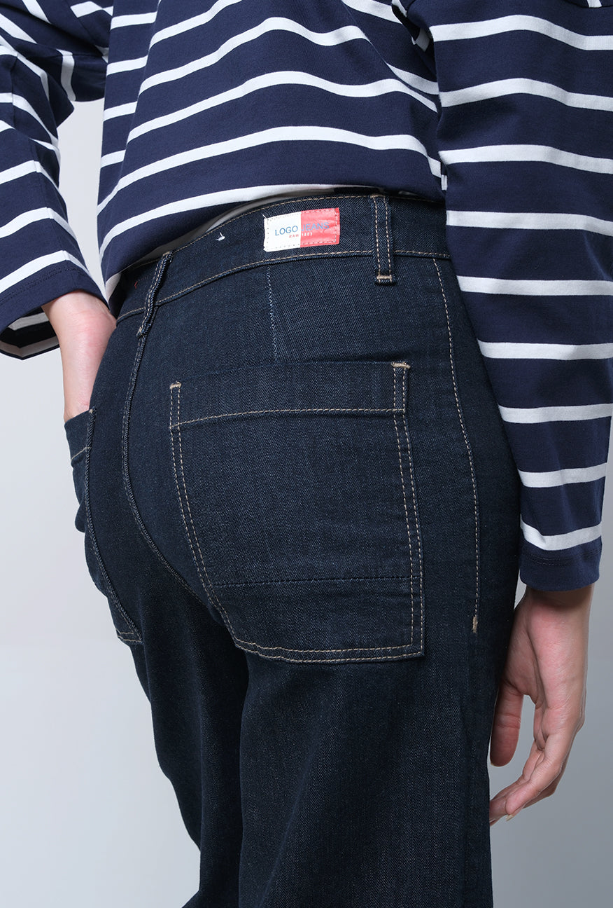 Jeans Wide Leg I3 Series Dark Blue