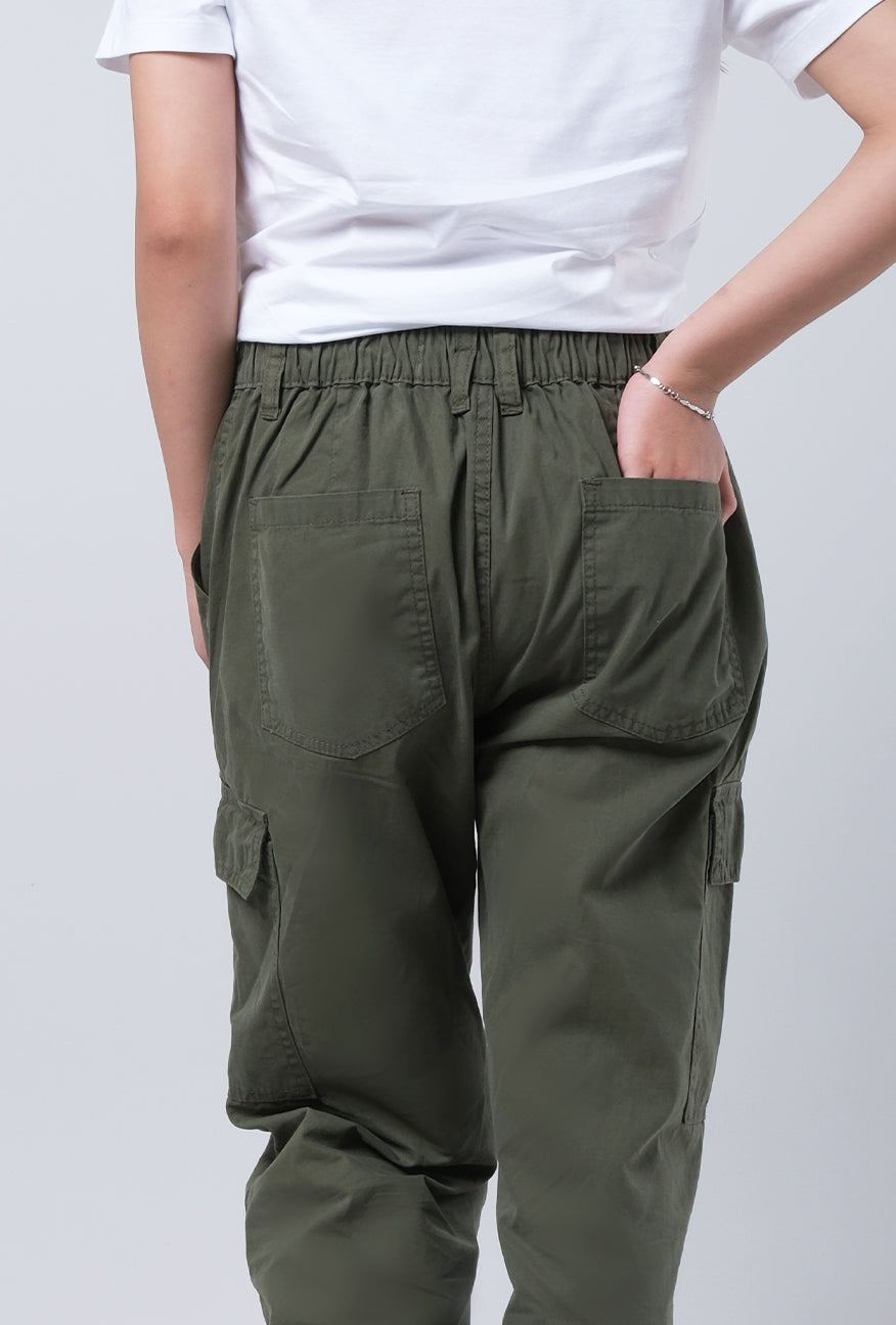 Celana Cargo Misha Olive