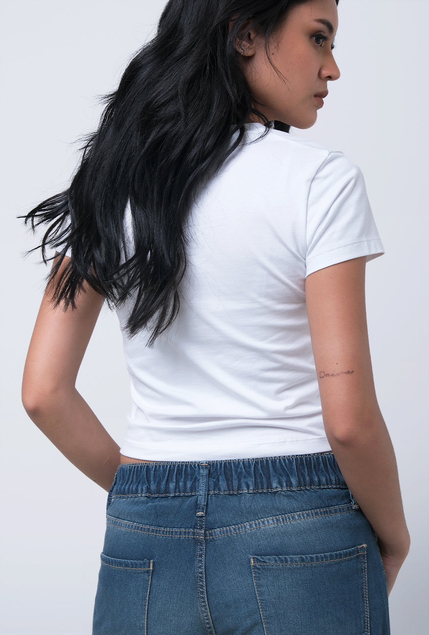 Baby Tee Bayla White