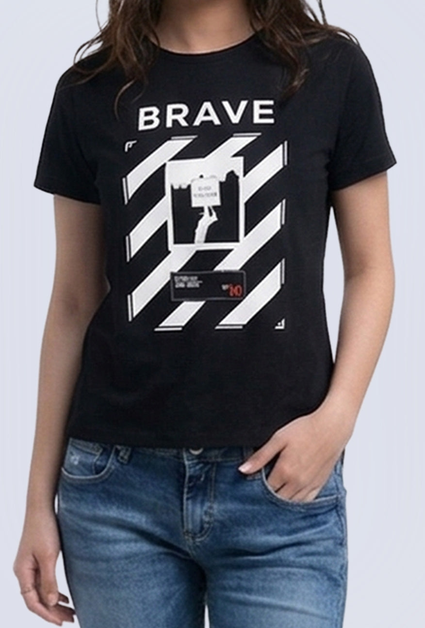 T-Shirt Lengan Pendek Shelby Black