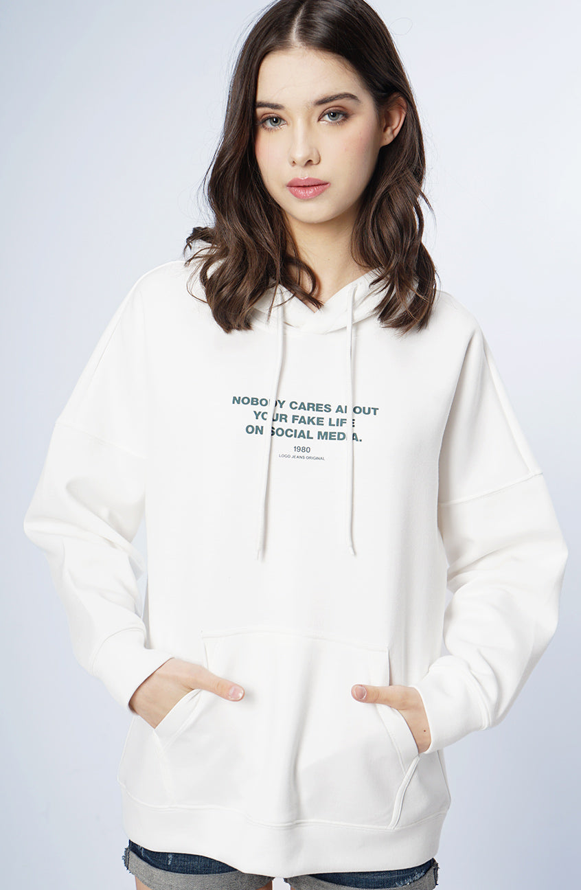 Sweater Hoodie Irish Offwhite