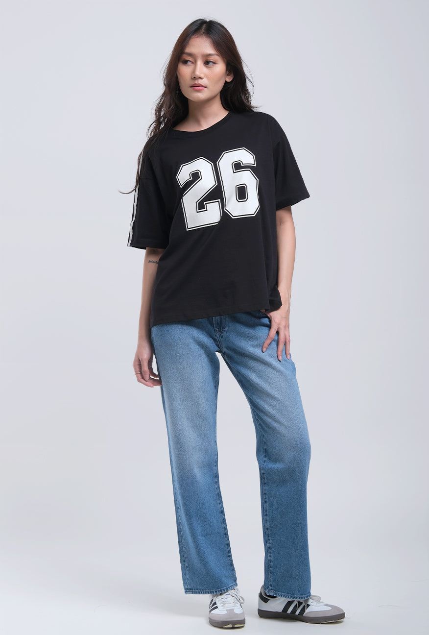 Oversize Tee Zephy Black Exclusive Online